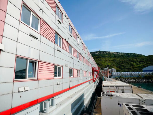 legionella bacteria found on barge